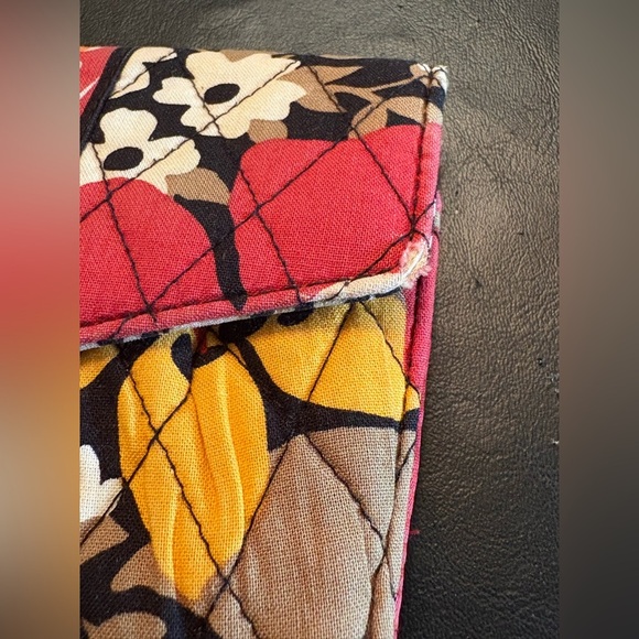 Vera Bradley Bittersweet Floral Houndstooth Mandy Shoulder Bag Purse + Wallet - Picture 7 of 16